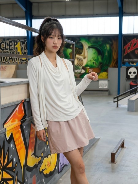 JR NRC Face Inner High Neck And Cardigan