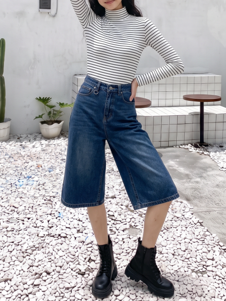 PG Dark Denim Washed Jorts