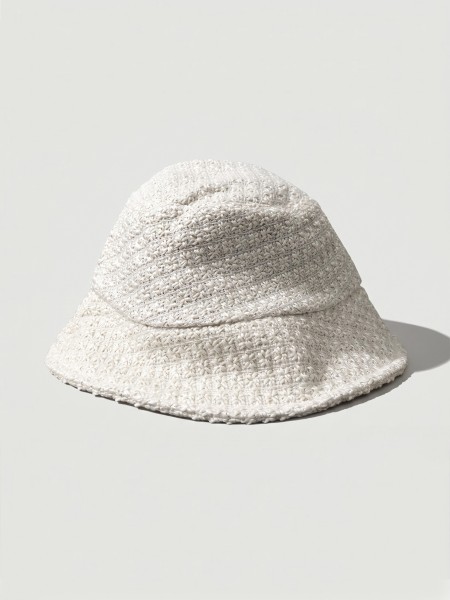 Tweed Round Hat