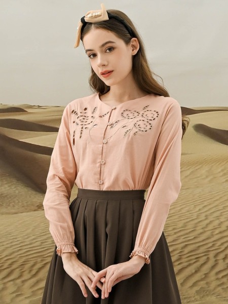 EID4 Aina Embroidery Shirt