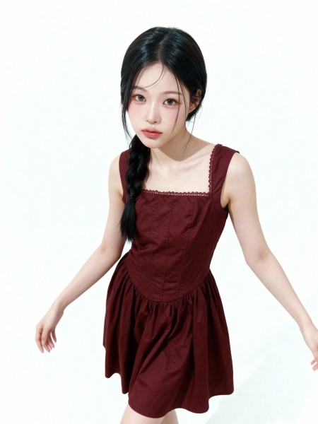 Kimberly Square Neck Corset Dress