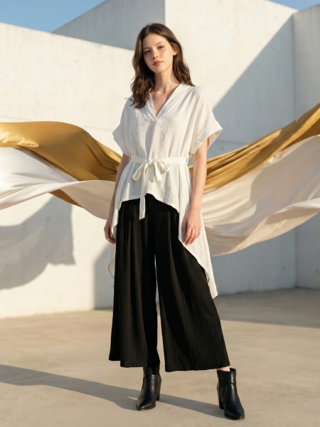 EID Daisy High Waist Wide Leg Pants