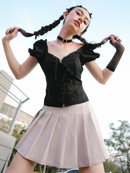 TT Cottage Ribbon Tied Top