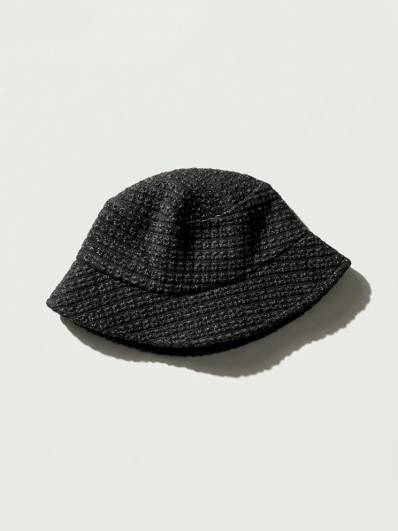 Tweed Round Hat