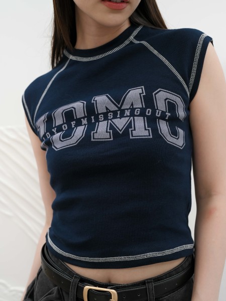 JR DITOX JOMO PRINT TEE