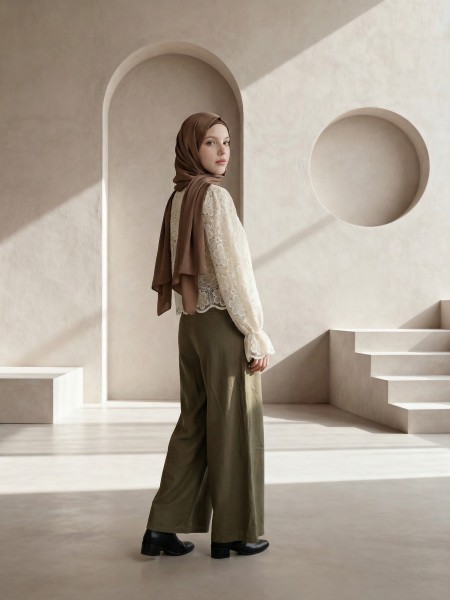 EID ELITE Round Neck Embroidery Shirt