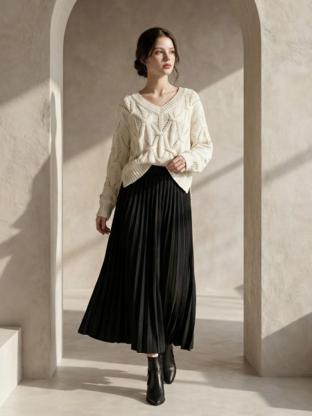 EID Rania Pattern Knit Top