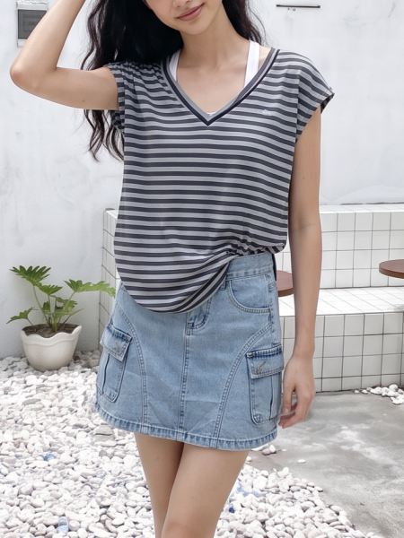 JR CORE Fake Inner With Outer Sleeves Tee
