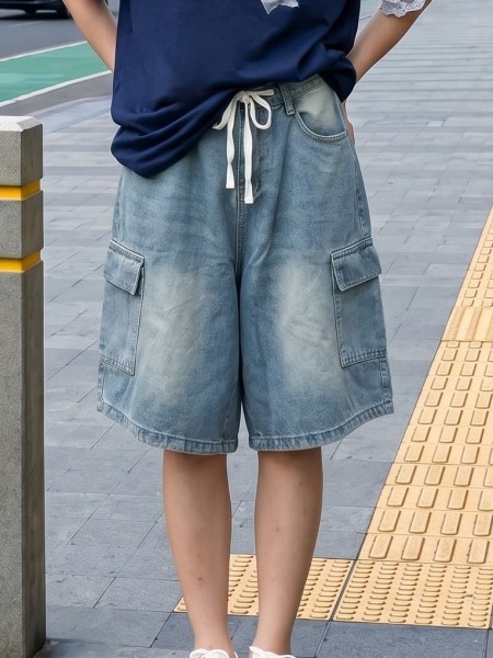 NRC Denim Bermudas Cargo