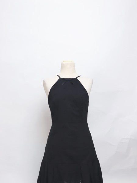 SEA Ribbon Embroidery Mini Dress