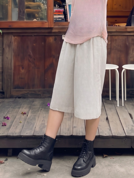 PG Elastic Waist Long Jorts