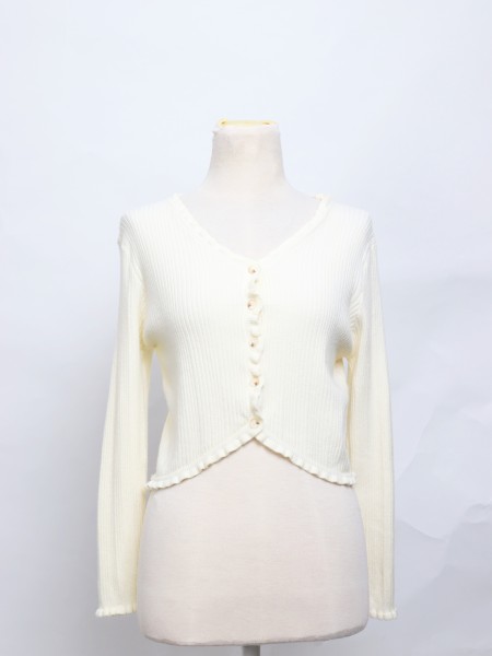 SEA Alessia Gather Edge Cardigan