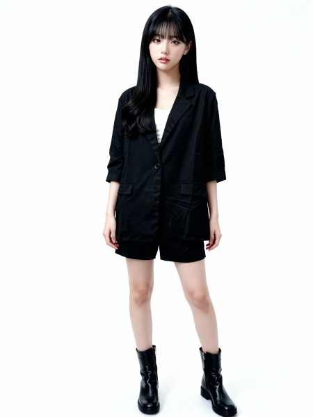 2pcs Set Blazer And Skort