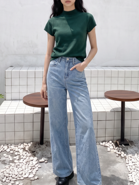 00 Wide Leg Denim