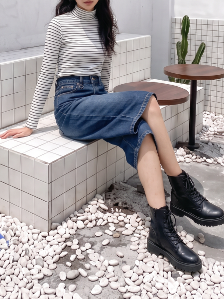 PG Dark Denim Washed Jorts