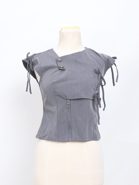 SMARTEN RIBBON BUTTON SHIRT