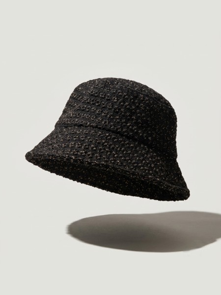 Tweed Round Hat