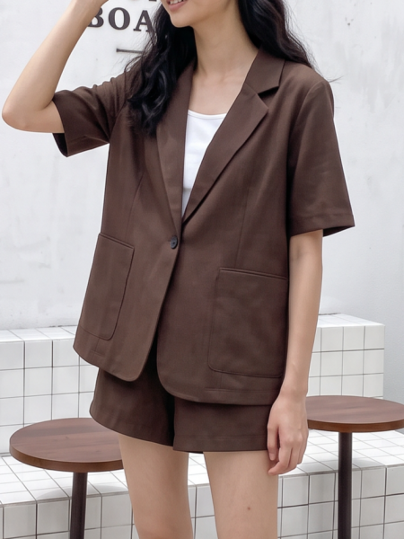 PG 2pcs Set Blazer And Short