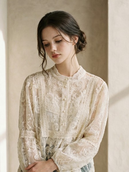 EID ELITE Taffeta Embroidery Top