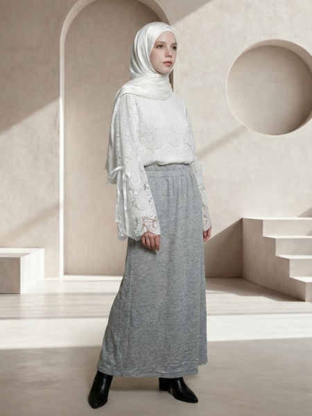 EID Elastic Waist Mermaid Jersey Skirt