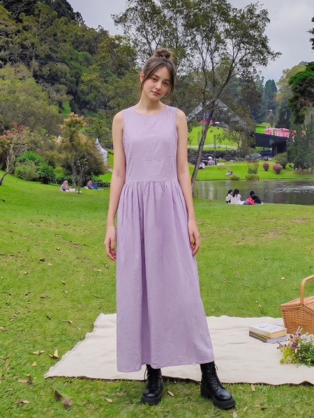 PG Maxi Poplin Dress
