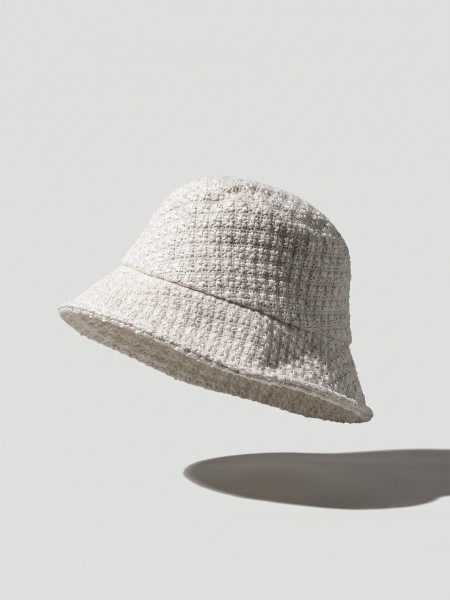 Tweed Round Hat