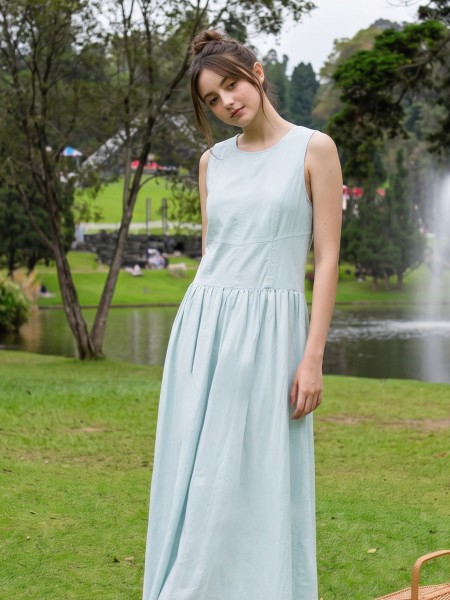 PG Maxi Poplin Dress
