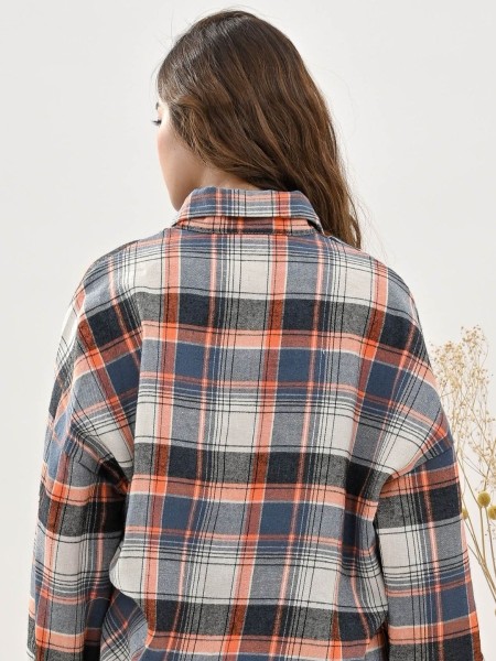 Checkered Oversize Shirt