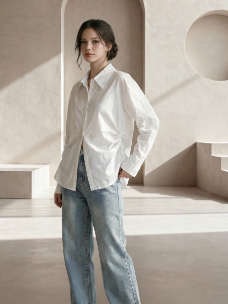 EID Amira Gather Waist Shirt