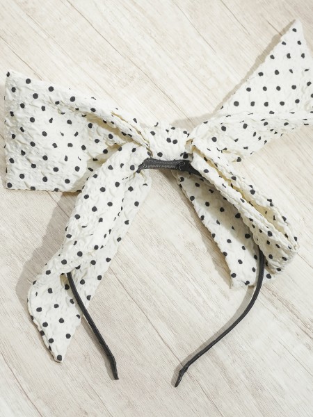 Polka Ribbon Hairband