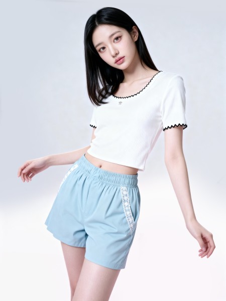 CORE Ribbon Acc Roundneck Outline Tee