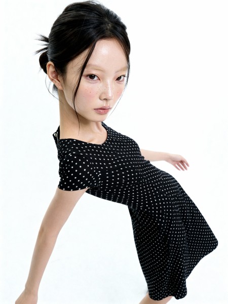 Aneira Polka Classic Dress