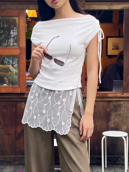 JR CORE PG One Side Drawstring Tee
