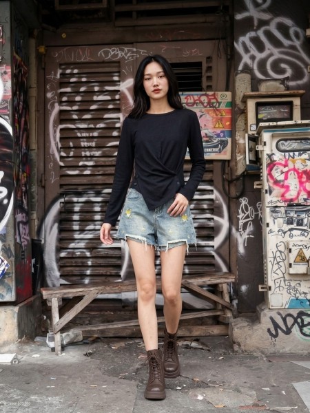 JR NRC Crew Neck Long Sleeves Tee