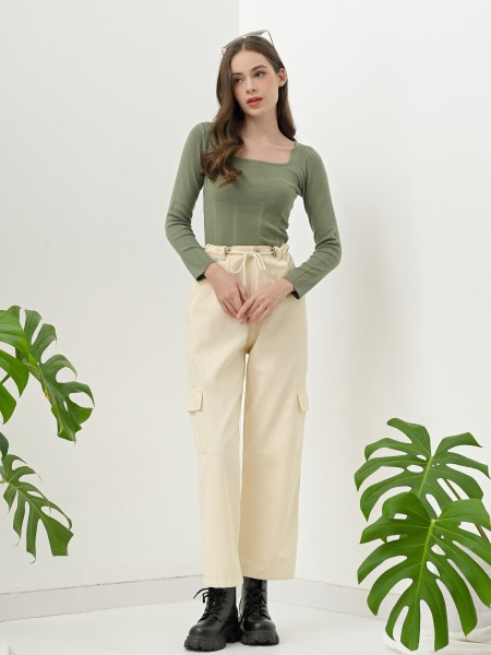 FELIZ23 Jolly Wide Leg Cargo Pants