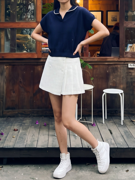 PG Golf Polo Knit Top