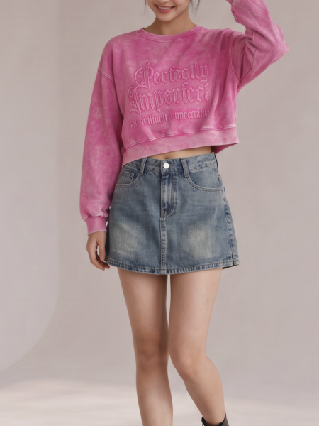 JR PG 'Perfectly Imperfect' Washed Pink Jersey
