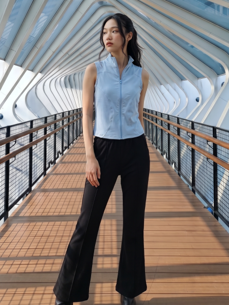 NRC High Waist Flare Elastic Pants