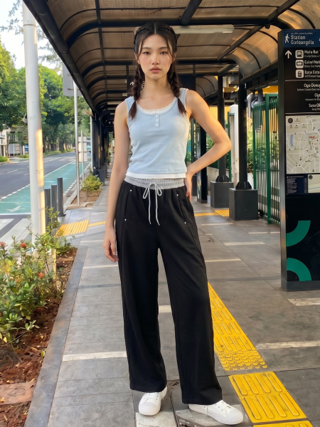CORE NRC Inner Lace Layer Sleeveless Tee