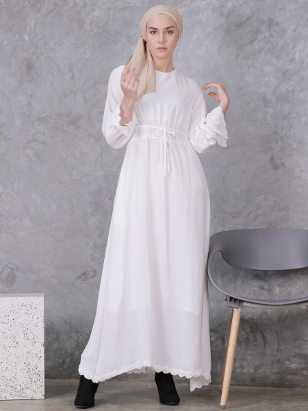 EID23 Alia white dress