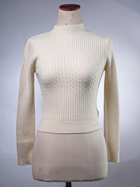 WW Baruh Pattern Mix Knit Top