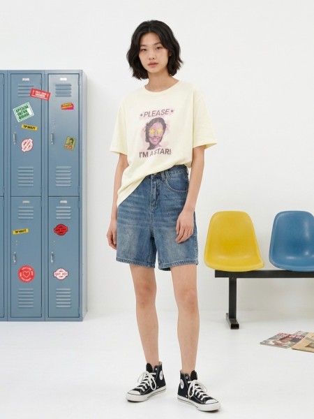 JR CORE NRC 'Please I'm a Star' Oversize Tee