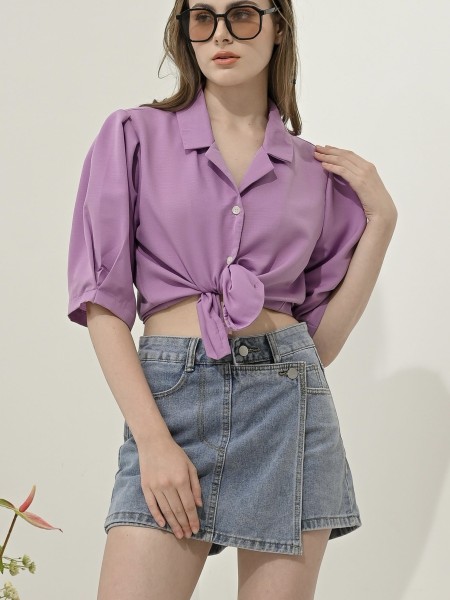 SS23 Denim Skort Overlap