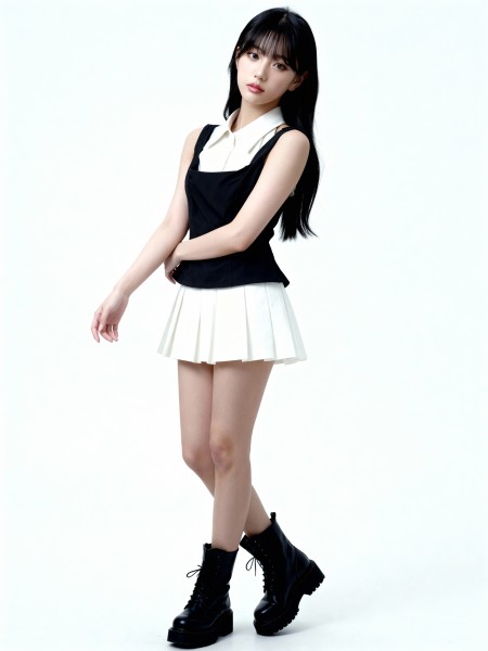 Detachable Collar With Low Neck Top