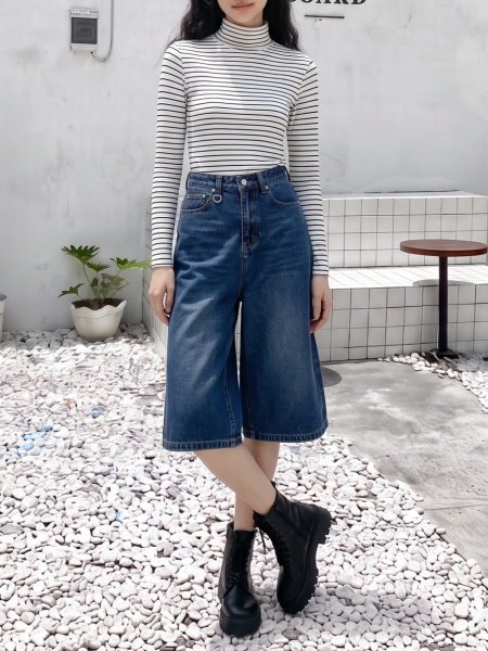 PG Dark Denim Washed Jorts