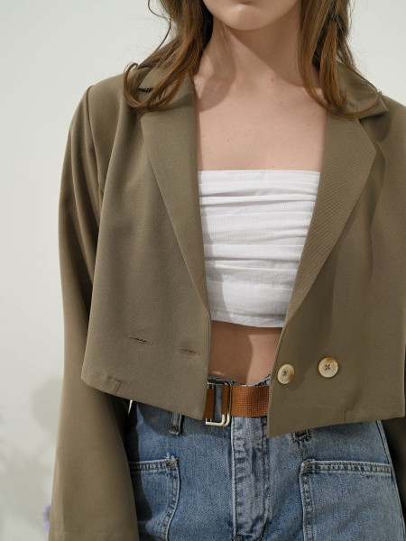 Crop Blazer