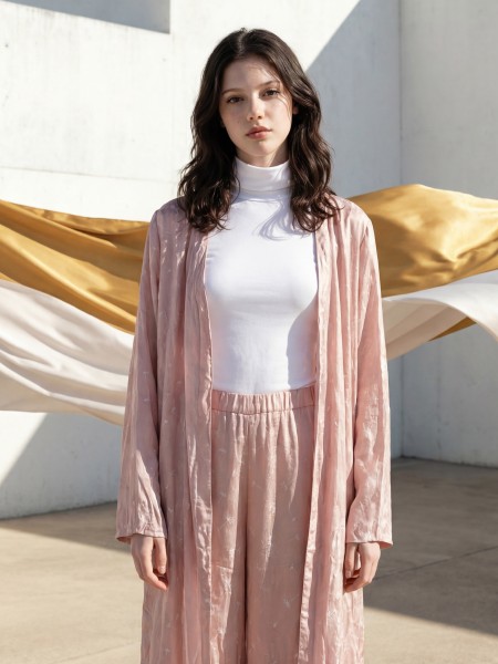 EID Amna 2pcs Set Long Shirt & Pants RO2