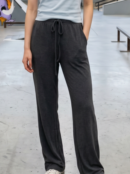 NRC Wide Leg Jersey Drawstring Pants