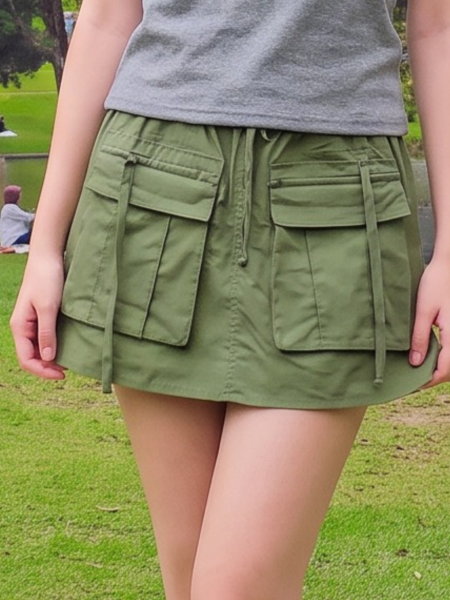 JR PG Multi Zip Pocket Skort