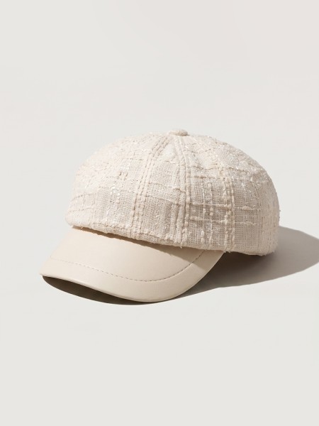 Paris Textured Tweed Golf Cap